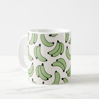 Grüne Banane Cabana Spielend Tropisch Kaffeetasse