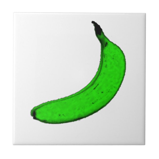 grüne Banane Fliese (Vorderseite)