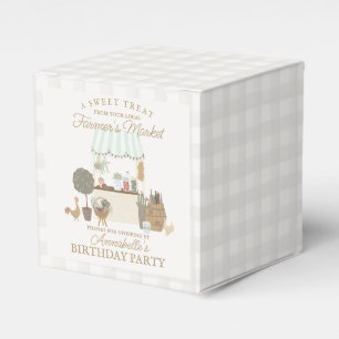 Grüne Bauern Marktwirtschaft Fresh Birthday Party Geschenkschachtel