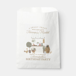 Grüne Bauern Marktwirtschaft Fresh Birthday Party Geschenktütchen