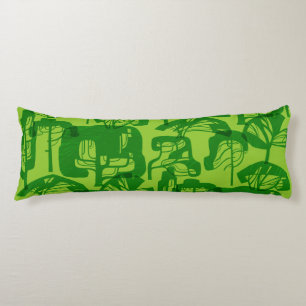 Grüne Baumstruktur Seitenschläferkissen