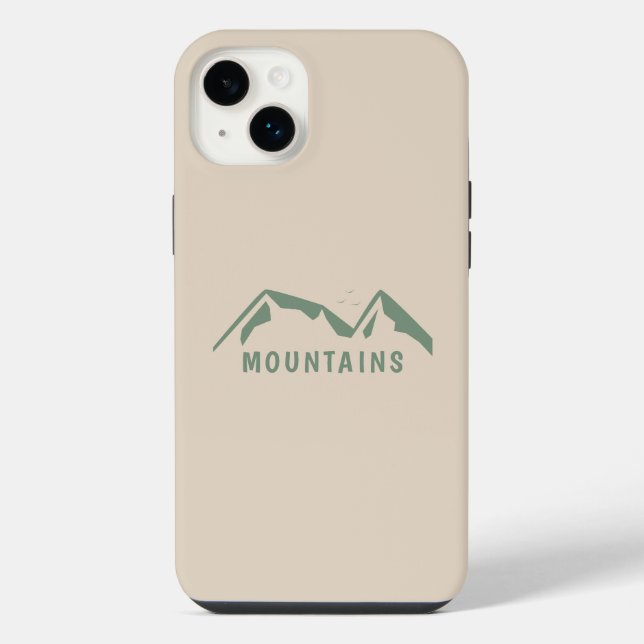 Grüne Berge Handyhülle iPhone 14 Plus Hülle (Rückseite)