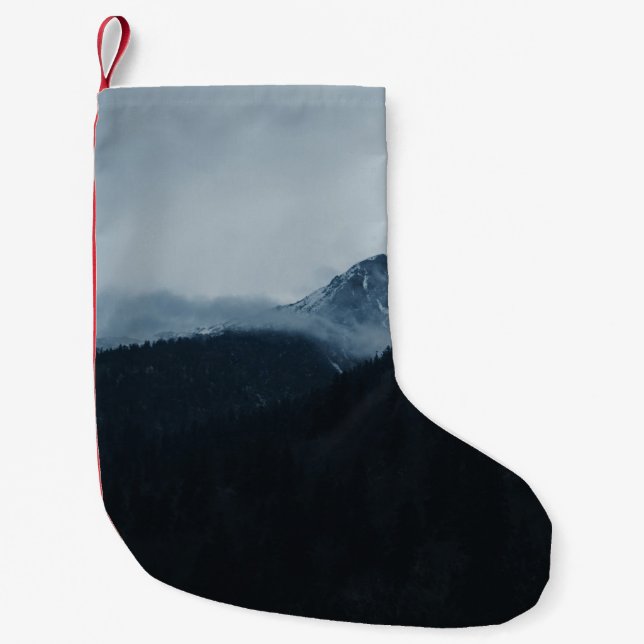 GRÜNE BERGE KLEINER WEIHNACHTSSTRUMPF (Vorderseite)