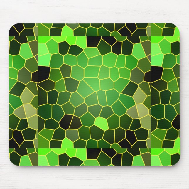 Grüne Bienenstock Mousepad (Vorne)