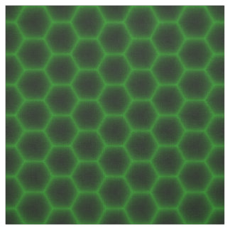 Grüne Bienenwabe Stoff
