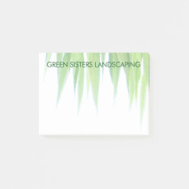 Grüne Blatt-Überdachungs-Erdfreundlicher Entwurf Post-it Klebezettel