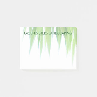 Grüne Blatt-Überdachungs-Erdfreundlicher Entwurf Post-it Klebezettel