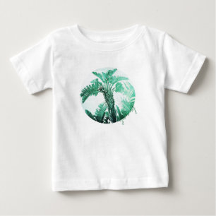 Grüne Blattbananenpflanze Baby T-shirt