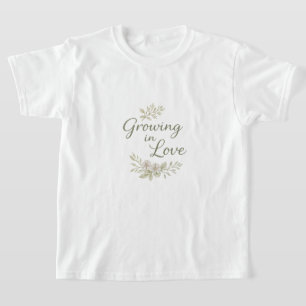 Grüne Blätter AI-Kunst T-Shirt