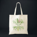 Grüne Blätter Aquarellmütter Tragetasche<br><div class="desc">Dieses Design wurde mithilfe von digitaler Kunst erstellt und kann in dem Bereich personalisiert sein, der zur Verfügung gestellt wird, oder indem Sie den Klick wählen, um weitere Optionen anzupassen und den Namen, die Initialen oder die Wörter zu ändern. Sie können auch die Textfarbe und den Textstil ändern oder den...</div>