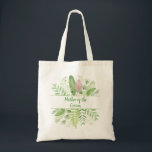 Grüne Blätter Aquarellmütter Tragetasche<br><div class="desc">Dieses Design wurde mithilfe von digitaler Kunst erstellt und kann in dem Bereich personalisiert sein, der zur Verfügung gestellt wird, oder indem Sie den Klick wählen, um weitere Optionen anzupassen und den Namen, die Initialen oder die Wörter zu ändern. Sie können auch die Textfarbe und den Textstil ändern oder den...</div>