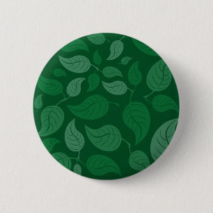 Grüne Blätter Button