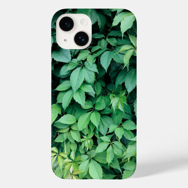 Grüne Blätter Case-Mate iPhone 14 Hülle (Rückseite)