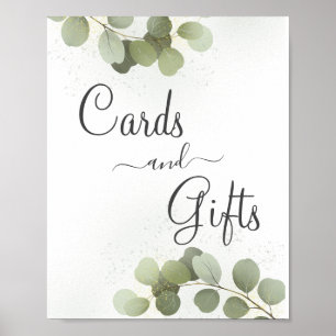 Grüne Blätter Eukalyptus Poster