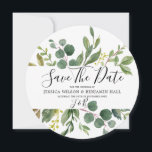 Grüne Blätter für Wasserfarben Moderne Hochzeiten Save The Date<br><div class="desc">Watercolor Grün Blätter Moderne Hochzeit speichern Das Datum In unserem Shop finden Sie die passende Einladung,  UAWG und mehr.</div>