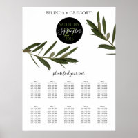 Grüne Blätter Hochzeitskarte