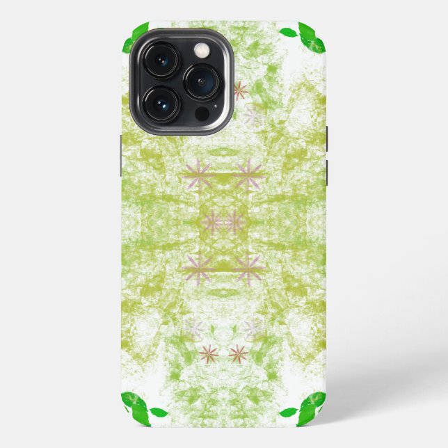 Grüne Blätter iPhone-Gehäuse iPhone 13 Pro Max Hülle (Rückseite)