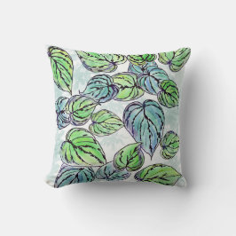 Grüne Blätter Kissen