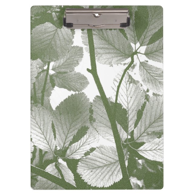 GRÜNE BLÄTTER KLEMMBRETT (Vorderseite)