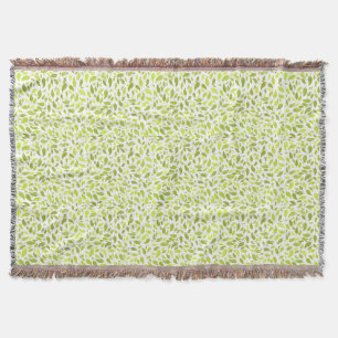 Grüne Blätter Naturdruck, Pflanze Leaf Muster Decke