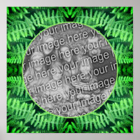 Grüne Blätter Rahmen Erstellen Sie Ihr eigenes Fot