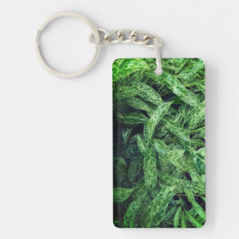 Grüne Blätter Schlüsselanhänger