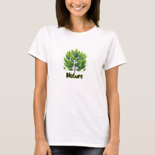 Grüne Blätter T-Shirt