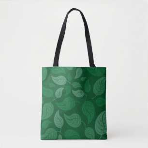Grüne Blätter Tasche