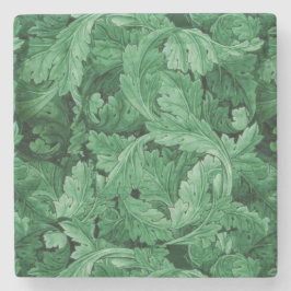 Grüne Blätter (von William Morris) Steinuntersetzer