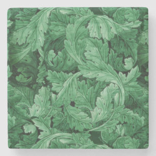 Grüne Blätter (von William Morris) Steinuntersetzer