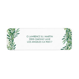 Grüne Blätter Wasserfarbe