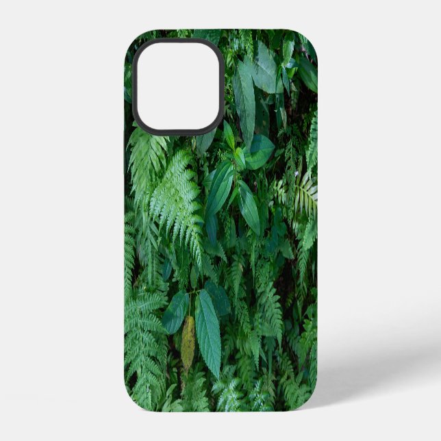 Grüne Blattfarbe iPhone 12 Hülle (Rückseite)