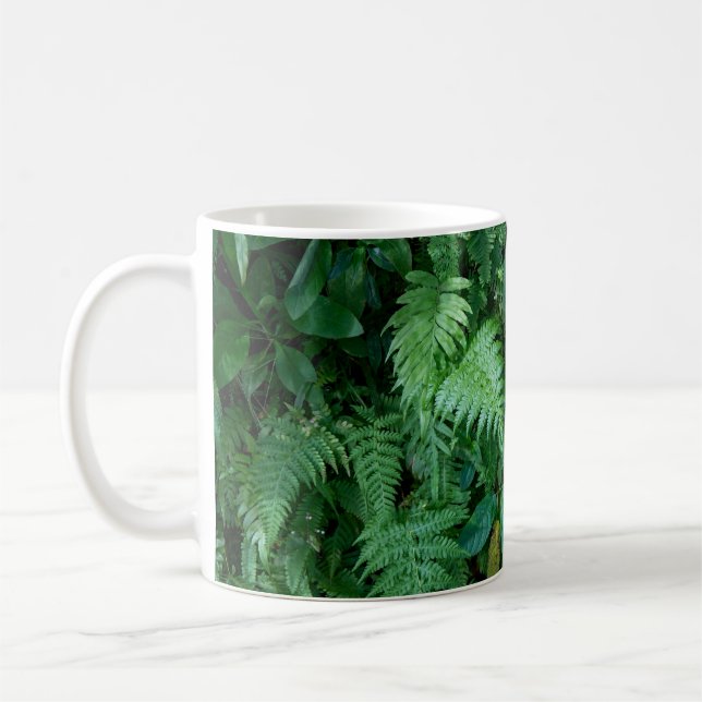 Grüne Blattfarbe Kaffeetasse (Links)