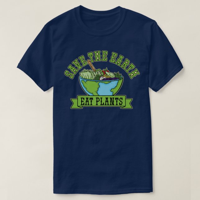 Grüne Blattgemüse Frischsalat Bio T-Shirt (Design vorne)