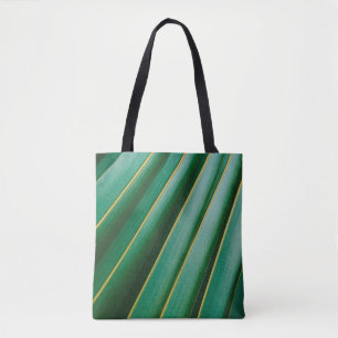 Grüne Blattstruktur Pflanze Streifen Tasche