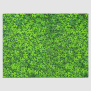 Grüne Blattwolken mit Wassertropfen Seidenpapier