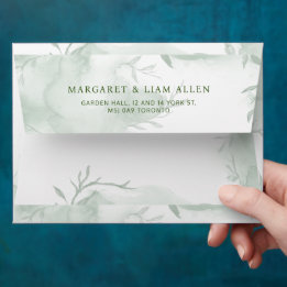 Grüne blaue Hydrangea Die Junge Baby-Dusche