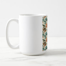 Grüne Blume Blumenreise Moderne Kaffeepause Kaffeetasse