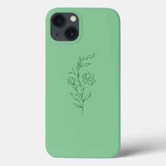 Grüne Blume für iPhone 13 Case-Mate iPhone Hülle