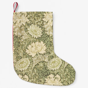Grüne Blume Illustration Blumenweihnachtsmuster Kleiner Weihnachtsstrumpf