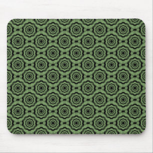 Grüne Blume Nahtloses Muster Mousepad