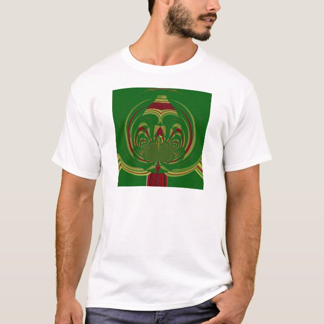 Grüne Blume T-Shirt (Vorderseite)