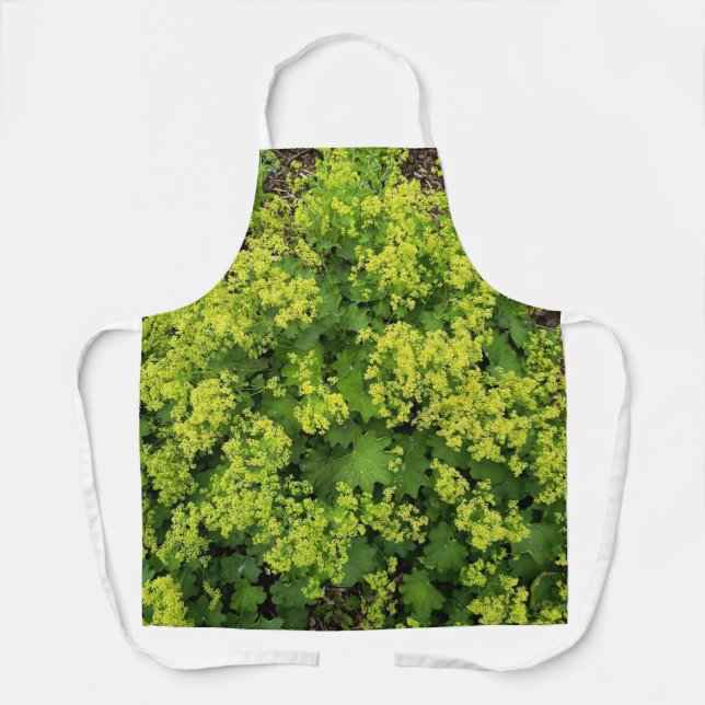 Grüne Blumen-Garten-Schürze Schürze (Vorderseite)