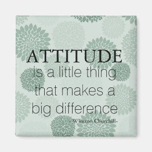 Grüne Blumen-Haltung ist Magnet