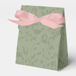 Grüne Blumenhochzeit Geschenkschachtel