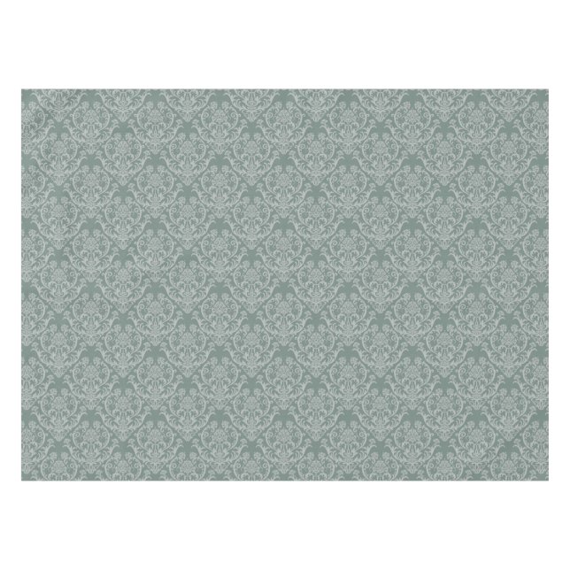 Grüne Blumentapete Tischdecke (Vorderseite (Horizontal))