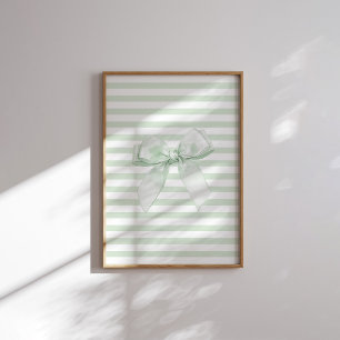 Grüne Bögen Christliche Mauer Vintag Poster