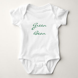 Grüne Bohne Baby Strampler