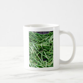 Grüne Bohnen Kaffeetasse