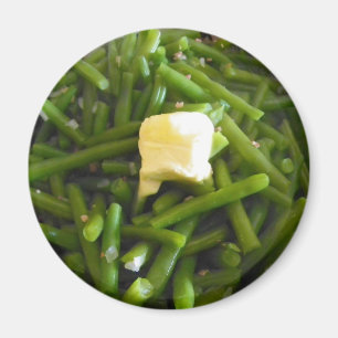 Grüne Bohnen Magnet